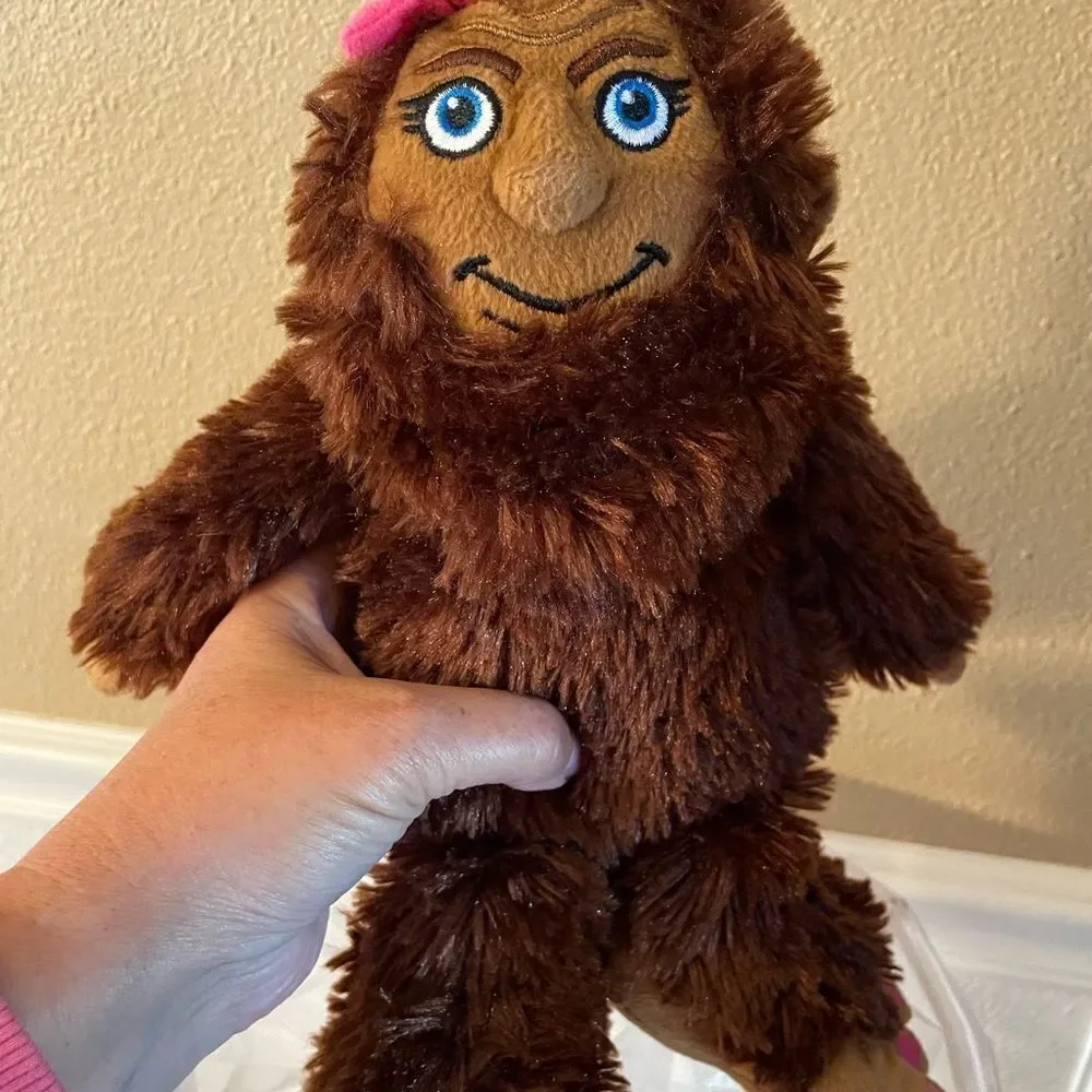 She Squatch Brown and Pink Plush Big Foot Doll